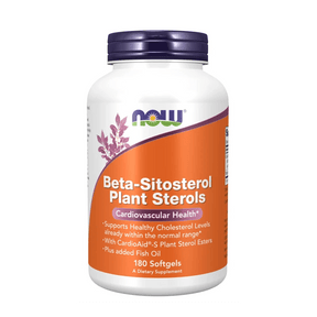 Now Foods Beta-Sitosterol Plant Sterols - 180 Capsules