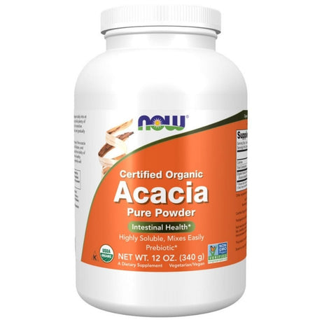 Now Foods Certified Organic Acacia Pure Powder - 340 g