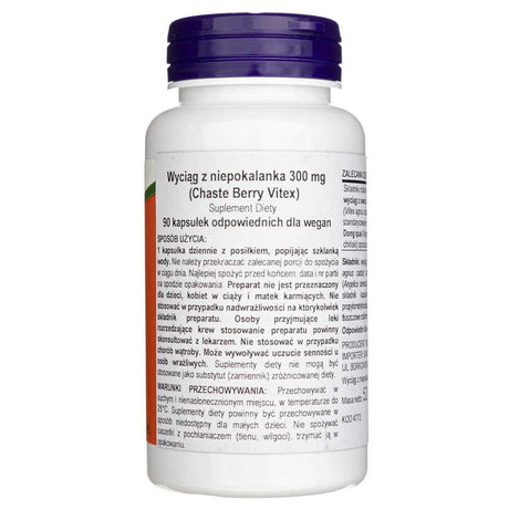 Now Foods Chaste Berry Vitex Extract 300 mg - 90 Capsules