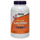 Now Foods Lecithin Non-GMO 1200 mg - 200 Softgels