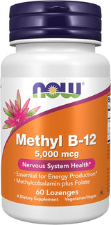 Now Foods Methyl B-12 5000 mcg - 60 Lozenges