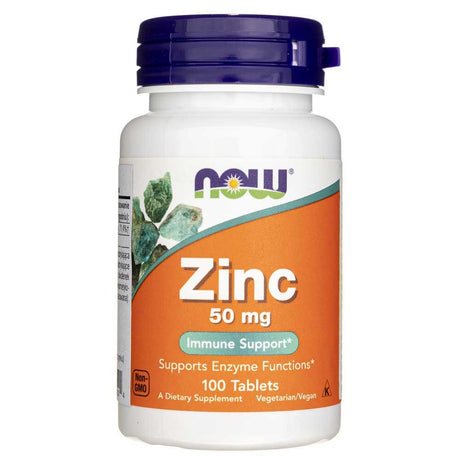 Now Foods Zinc 50 mg - 100 Tablets