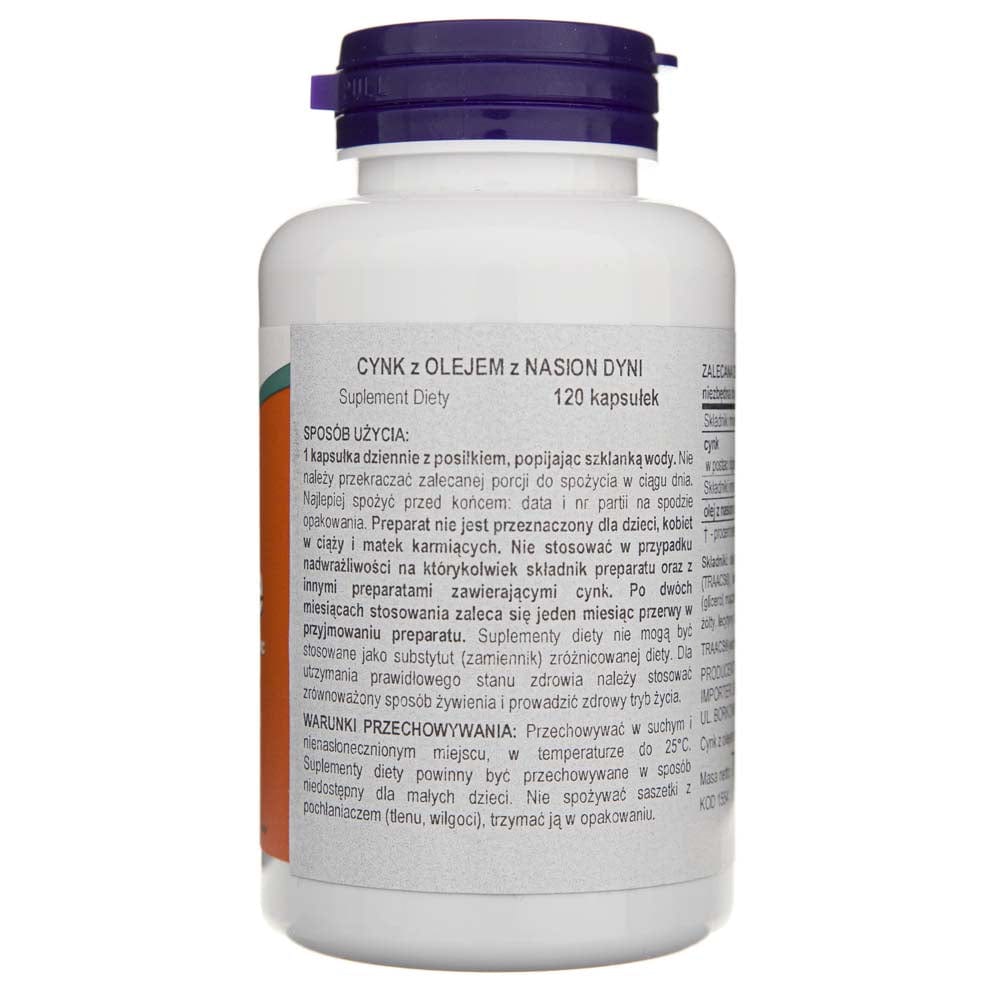 Now Foods Zinc Glycinate 30 mg - 120 Softgels