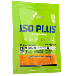Olimp Iso Plus Isotonic with L- Carnitine Powder, Orange - 35 g