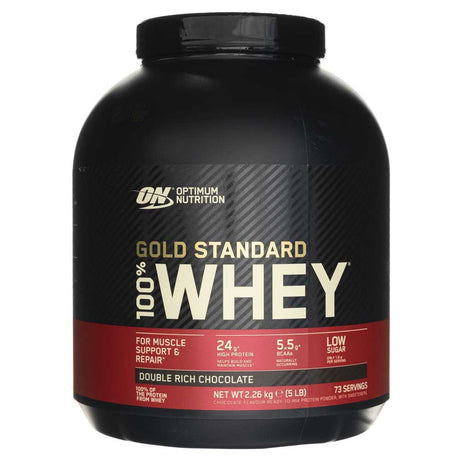 Optimum Nutrition Gold Standard 100% Whey Protein, Dobule Rich Chocolate - 2260 g