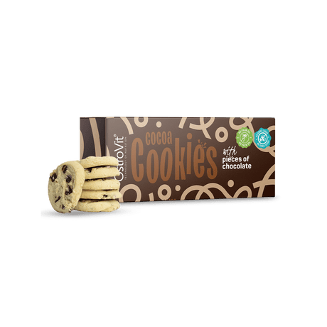 OstroVit Cocoa Cookies with Chocolate Pieces - 130 g