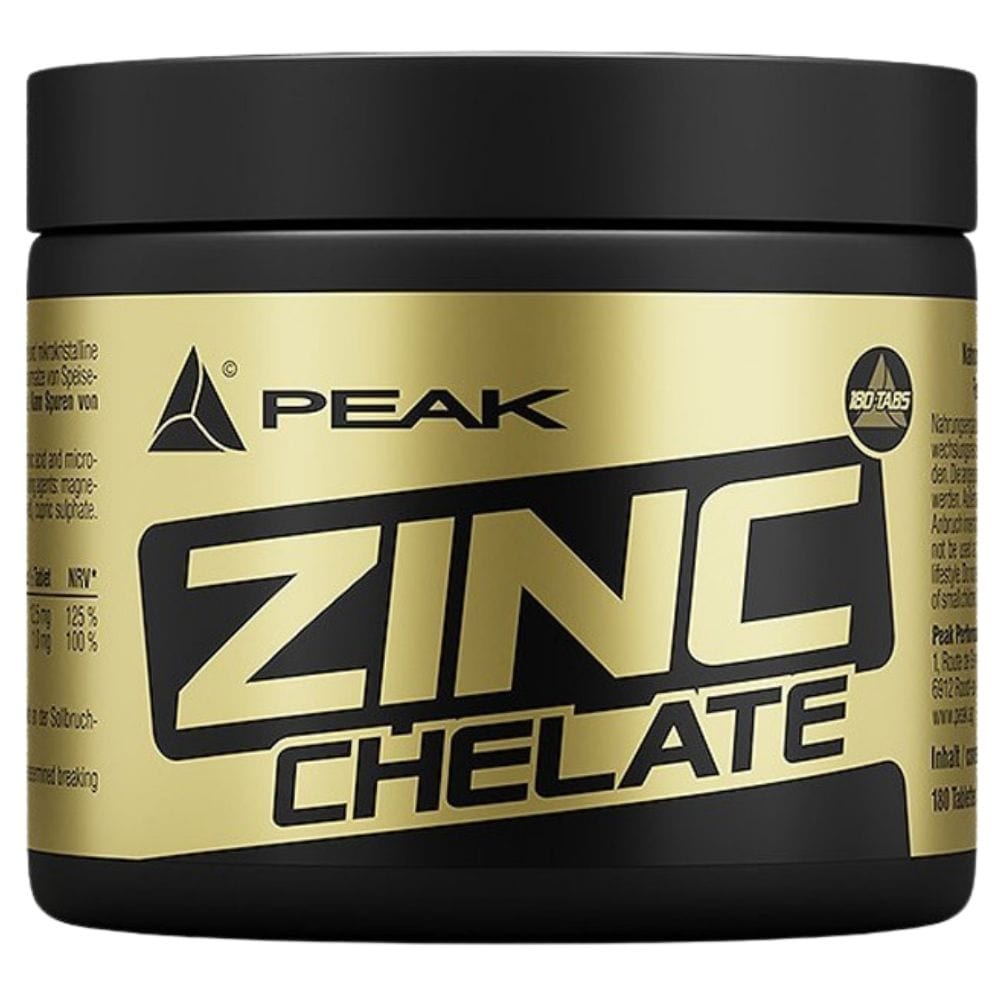 Peak Zinc Chelate 12 mg - 180 Tablets