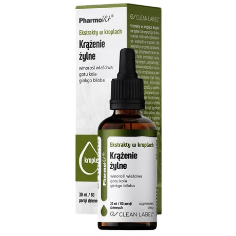 PharmoVit Extract Drops Venous Circulation - 30 ml