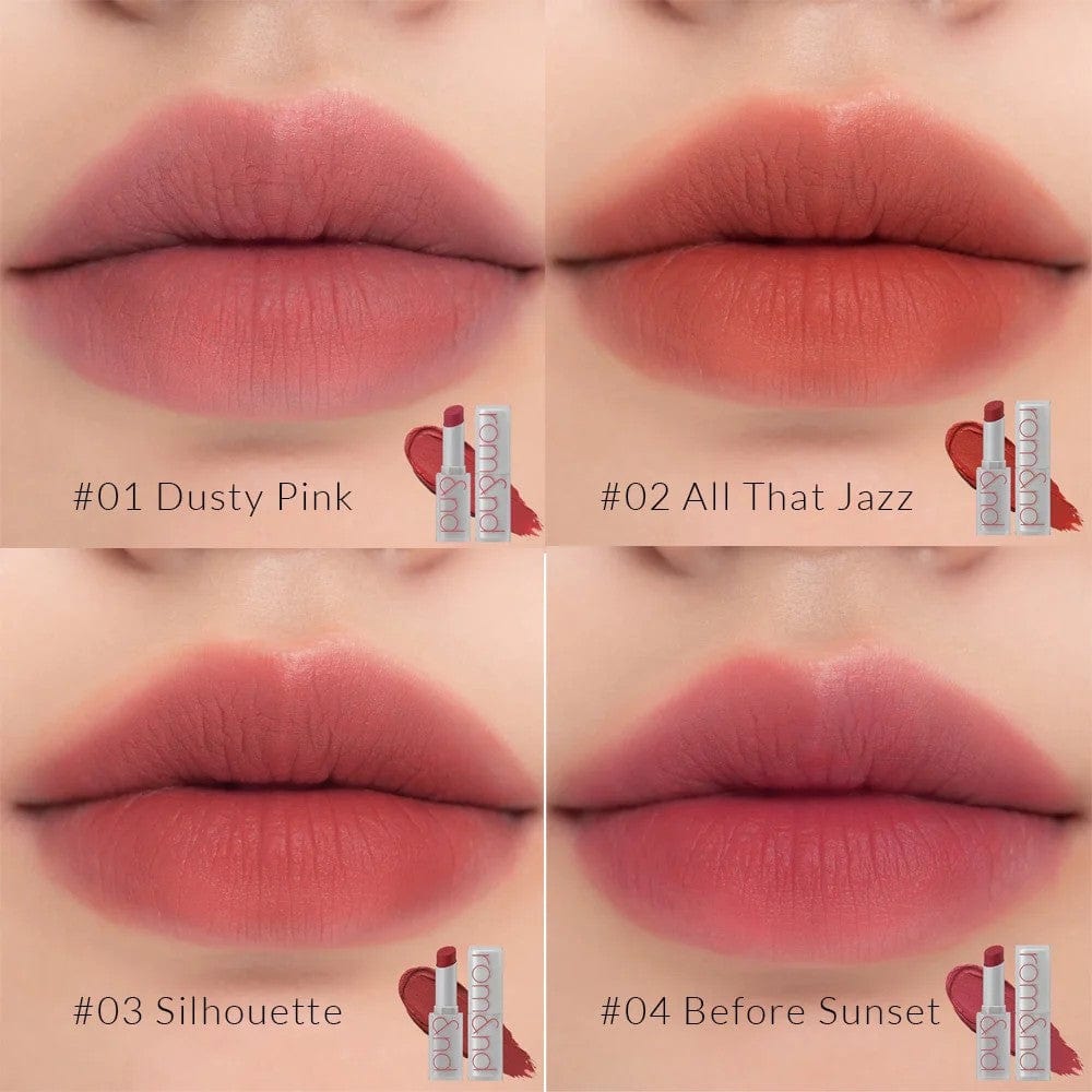 Rom&nd Zero Matte Lipstick, 02 All That Jazz - 3 g