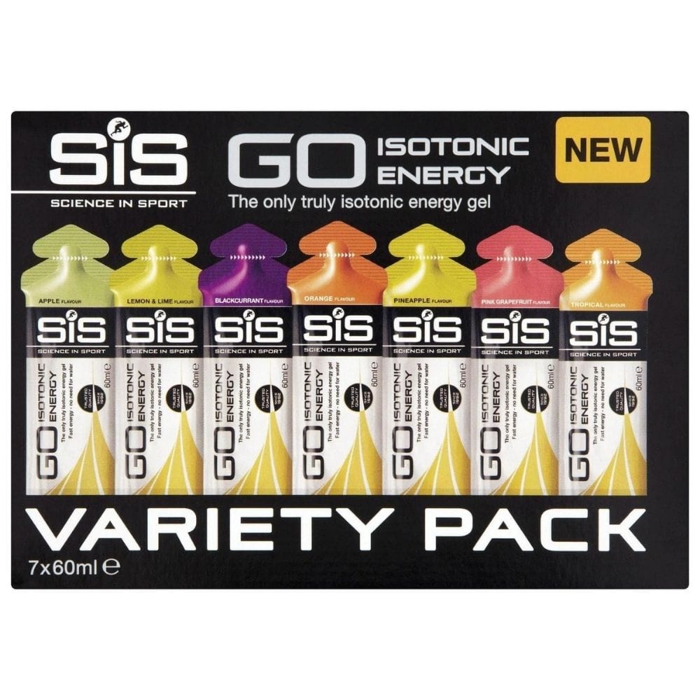 SIS GO Isotonic Energy Variety Pack, Mix Flavour - 7x60 ml