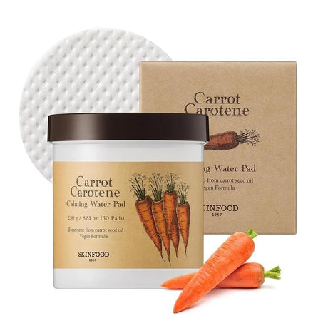 SkinFood Carrot Caroten Calming Water Pads - 60 Pieces