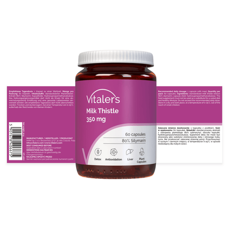 Vitaler's Milk Thistle 350 mg - 60 Capsules