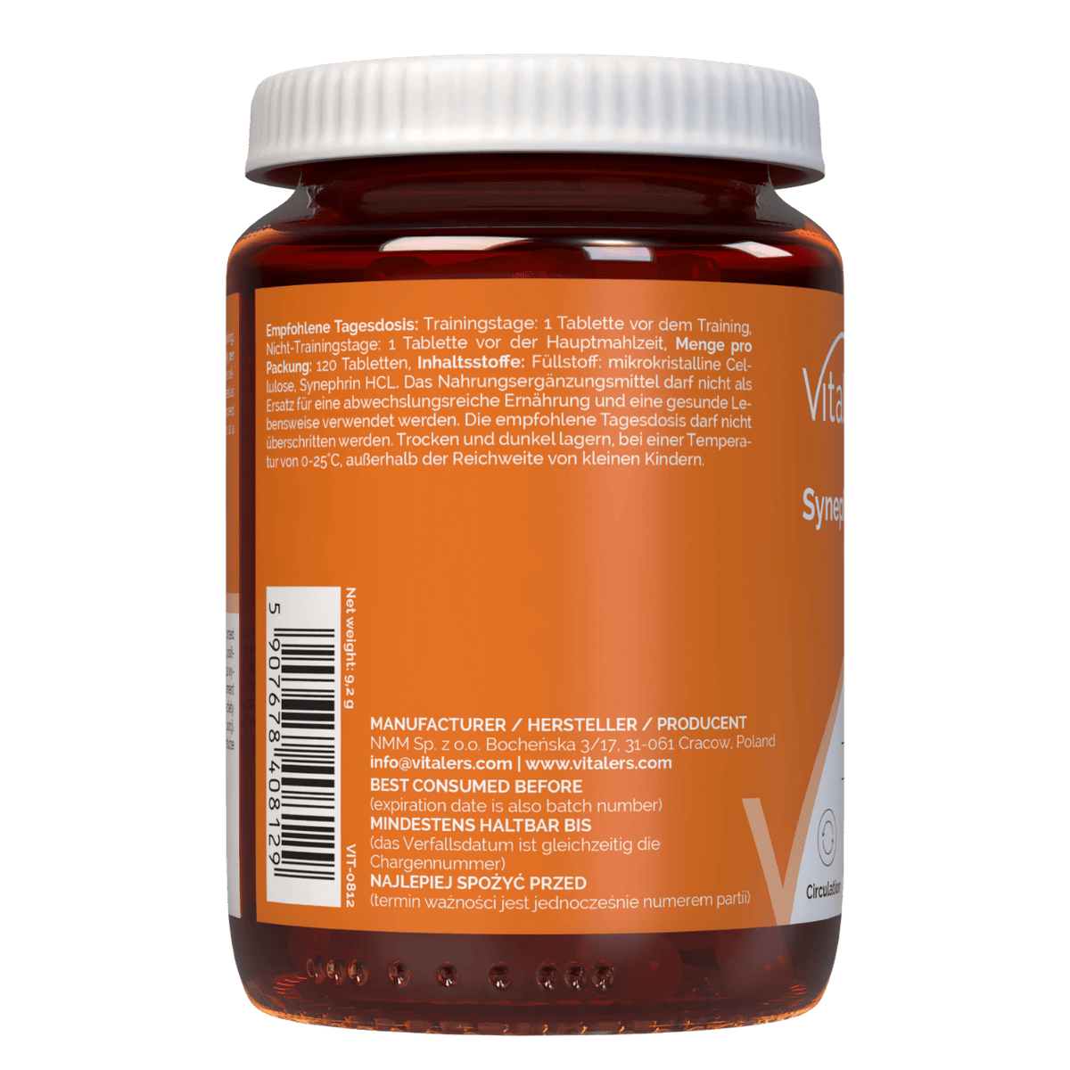 Vitaler's Synephrine 10 mg - 120 Tablets