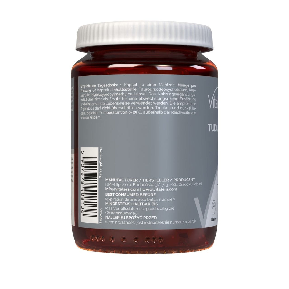 Vitaler's TUDCA 250 mg - 60 Capsules