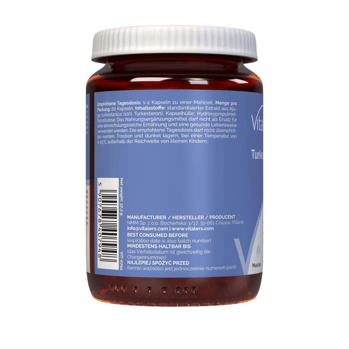Vitaler's Turkesterone - 60 Capsules