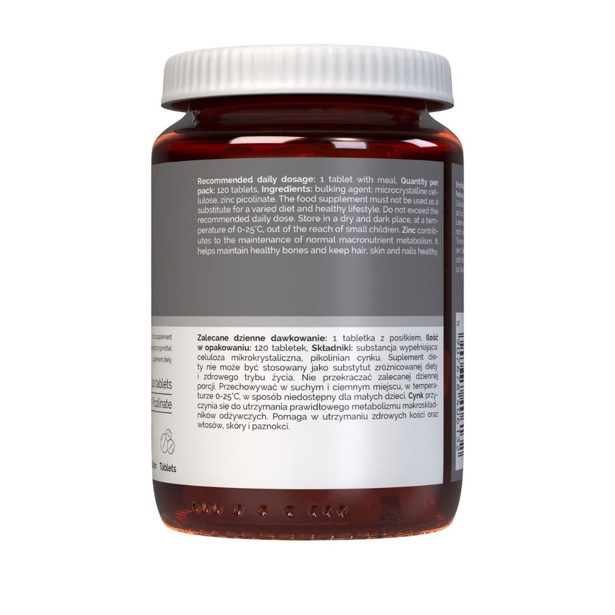 Vitaler's Zinc Picolinate 15 mg - 120 Tablets