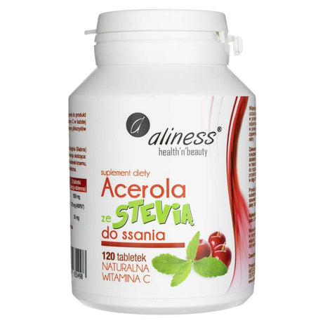 Aliness Acerola with Stevia for sucking - 120 Tablets