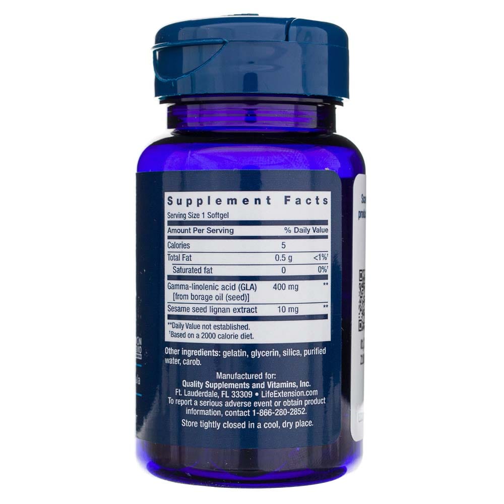 Life Extension Mega GLA Sesame Lignans - 30 Softgels